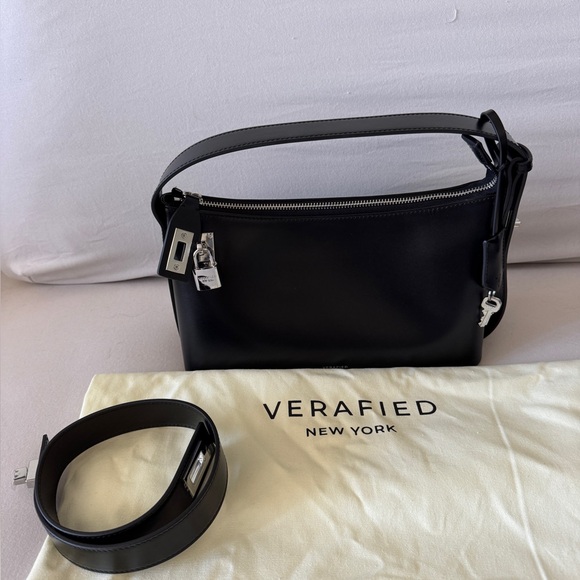 Verafied Black & Silver Hobo Bag - Picture 6 of 11